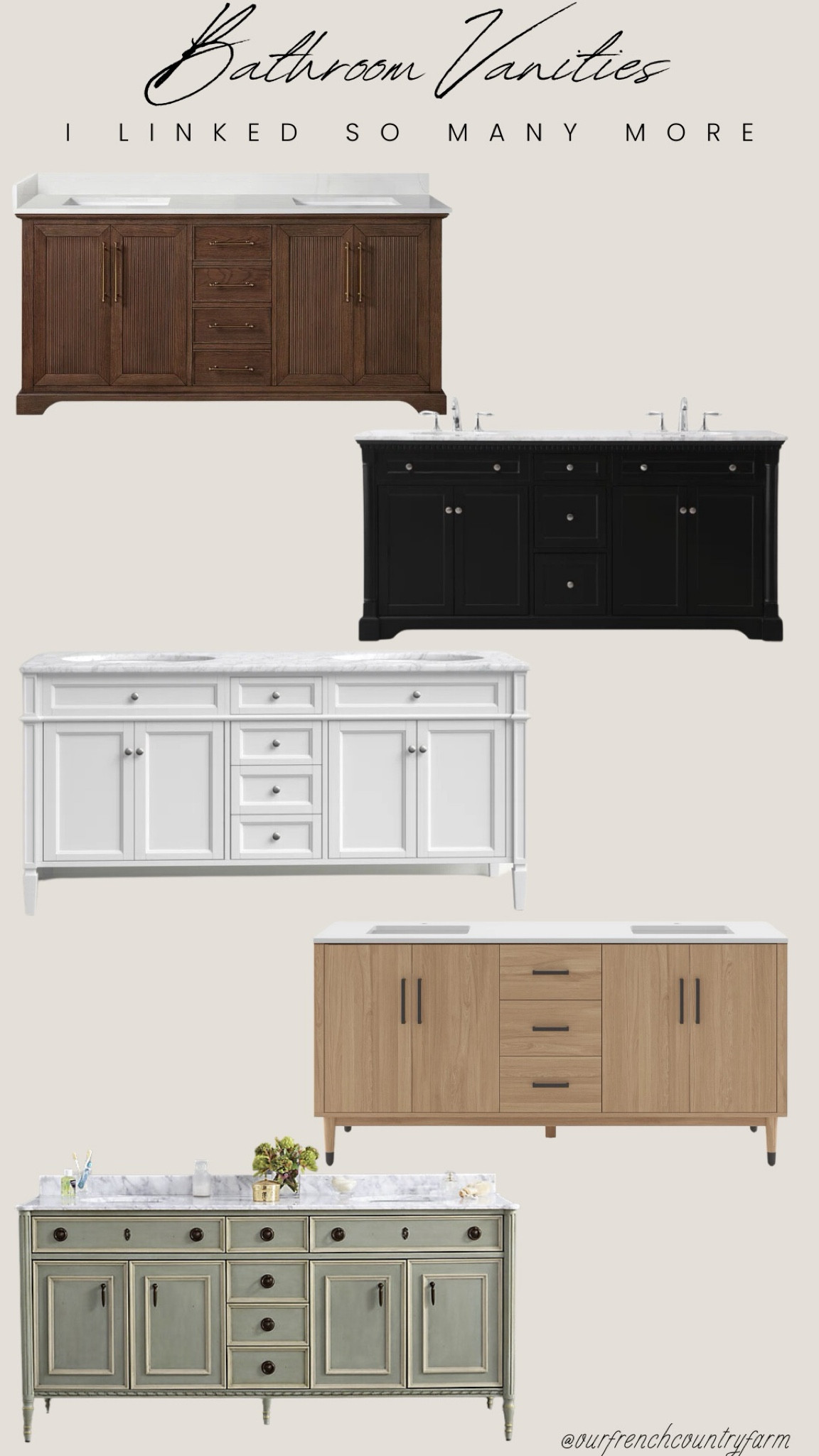 I’ve linked so many bathroom vanities for you that have great reviews, many are on sale, and they come in multiple color options and sizes!

#LTKSaleAlert #LTKHome #LTKFamily