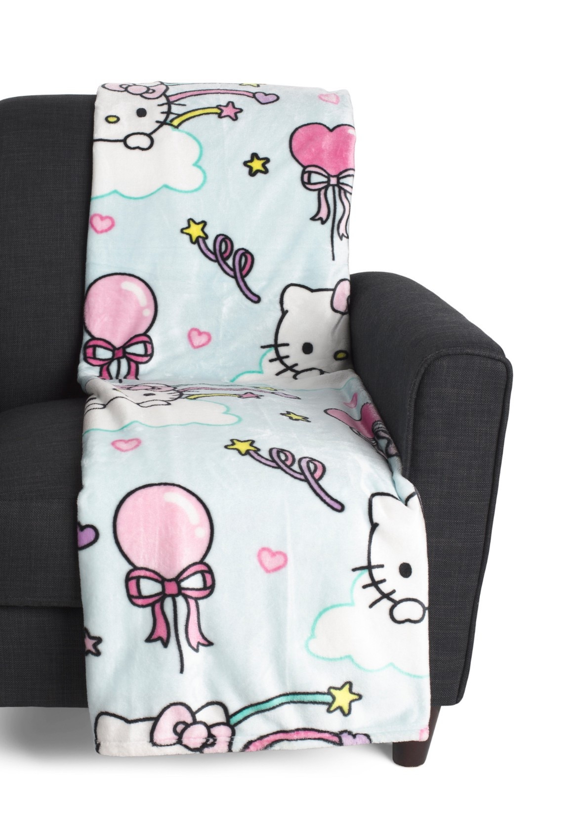 Hello Kitty Party in the Clouds Throw