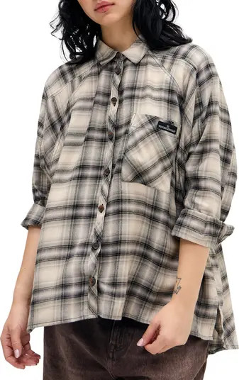 Brendan Check Oversize Button-Up Shirt | Nordstrom