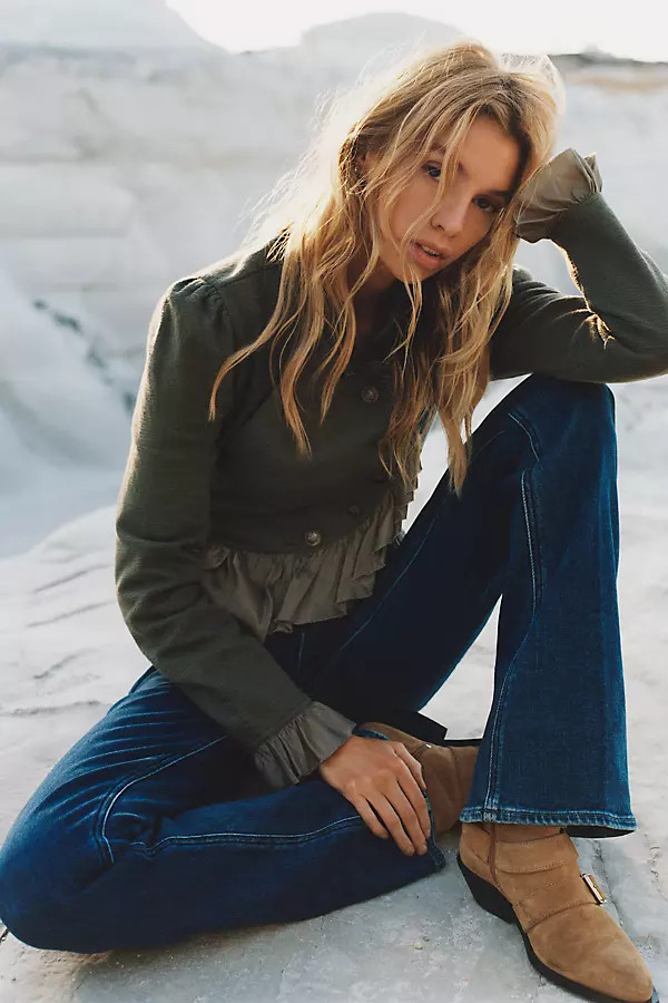 PAIGE Laurel Canyon High-Rise Bootleg Jeans | Anthropologie (US)