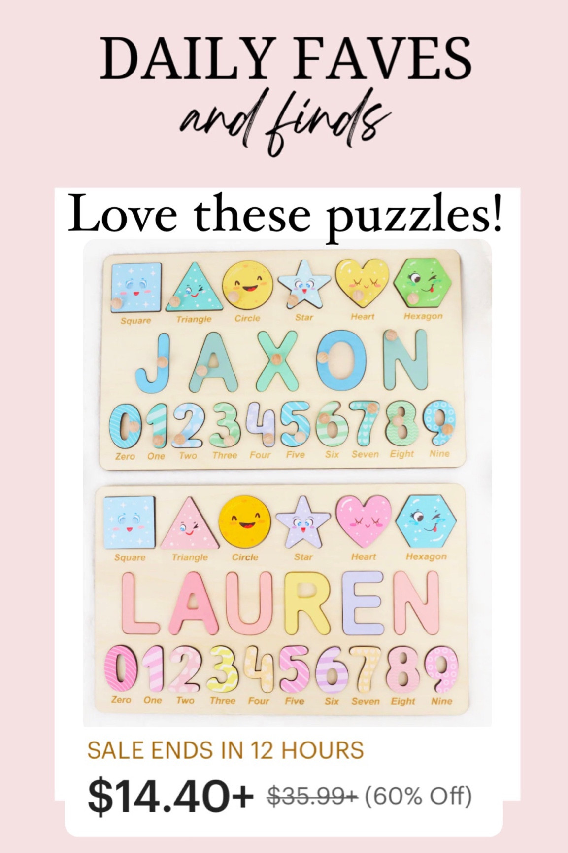 Easter basket 
Kids puzzle 
Gifts 
Baby gift 


#LTKsalealert #LTKbaby #LTKfamily