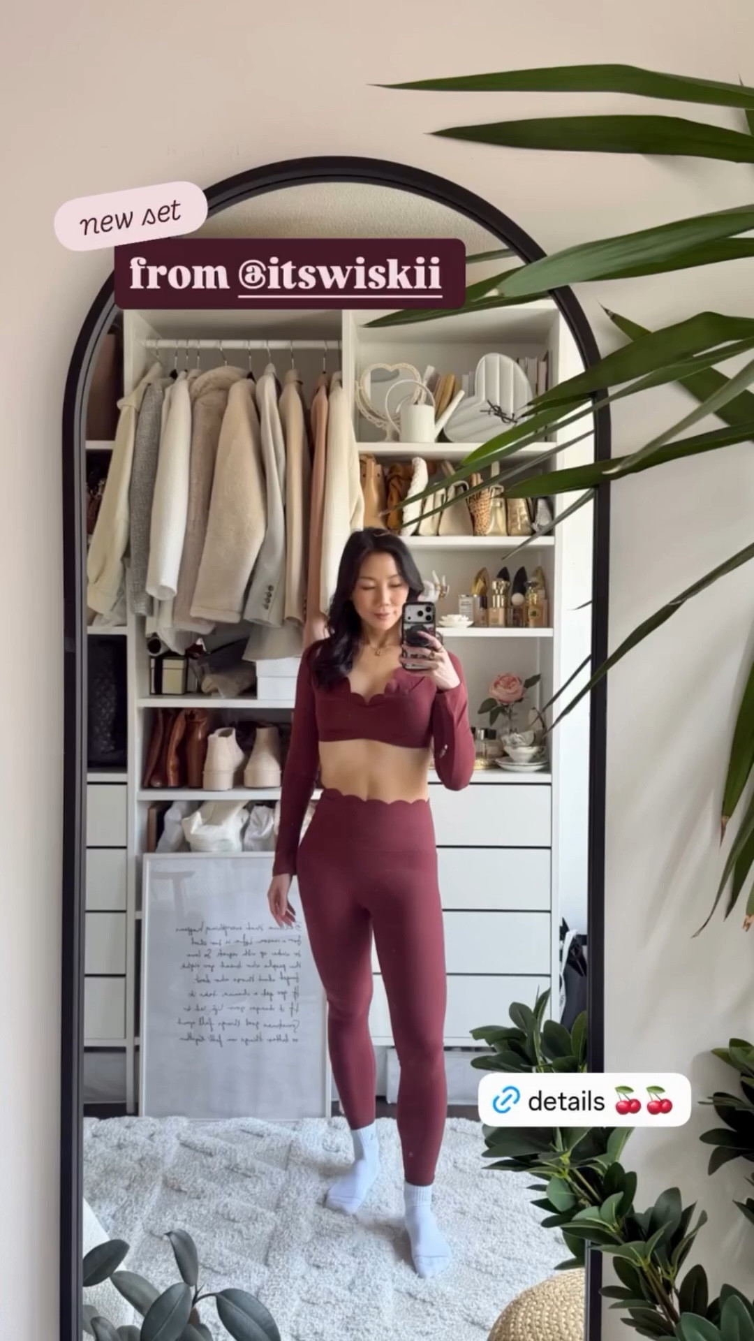 Lately I’ve been reaching for this Wiskii athletic set on repeat. The burgundy colour is so rich, and the scalloped sports bra detail makes it feel a little more elevated than a typical workout set.
The fabric is buttery soft, really high quality, and it holds its shape beautifully — no pilling and it still looks brand new after washes. One of those sets that actually feels as good as it looks.

#LTKfitnessgoals #LTKmomlife #LTKootd