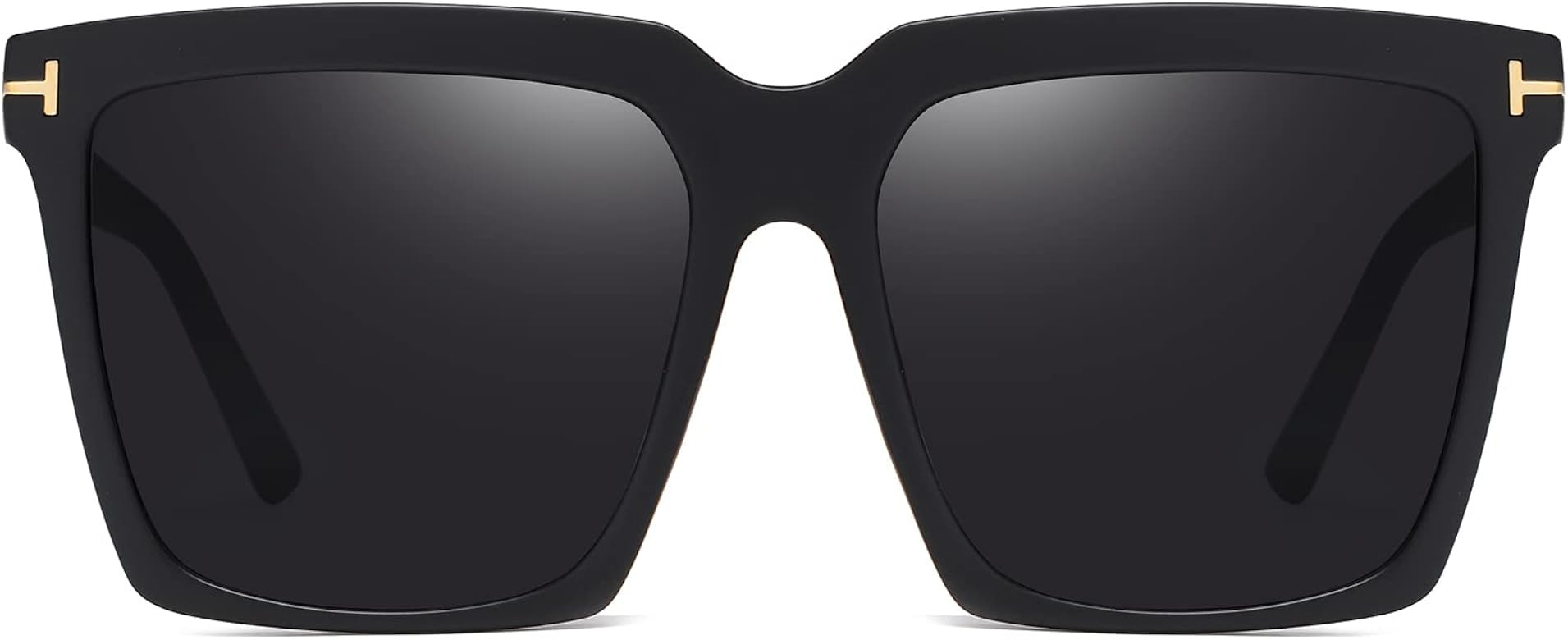 AIEYEZO Oversized Square Sunglasses for Women Men Fashion Big Frame Shades Outdoor Sports Driving... | Amazon (US)