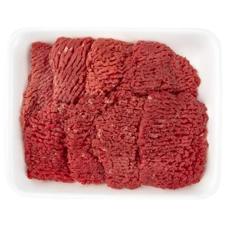 Beef Cubed Steak Family Pack, 2.1 - 2.59 lb Tray | Walmart (US)