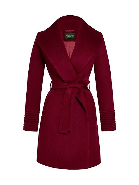 Shawl-Collar Wrap Coat | Saks Fifth Avenue