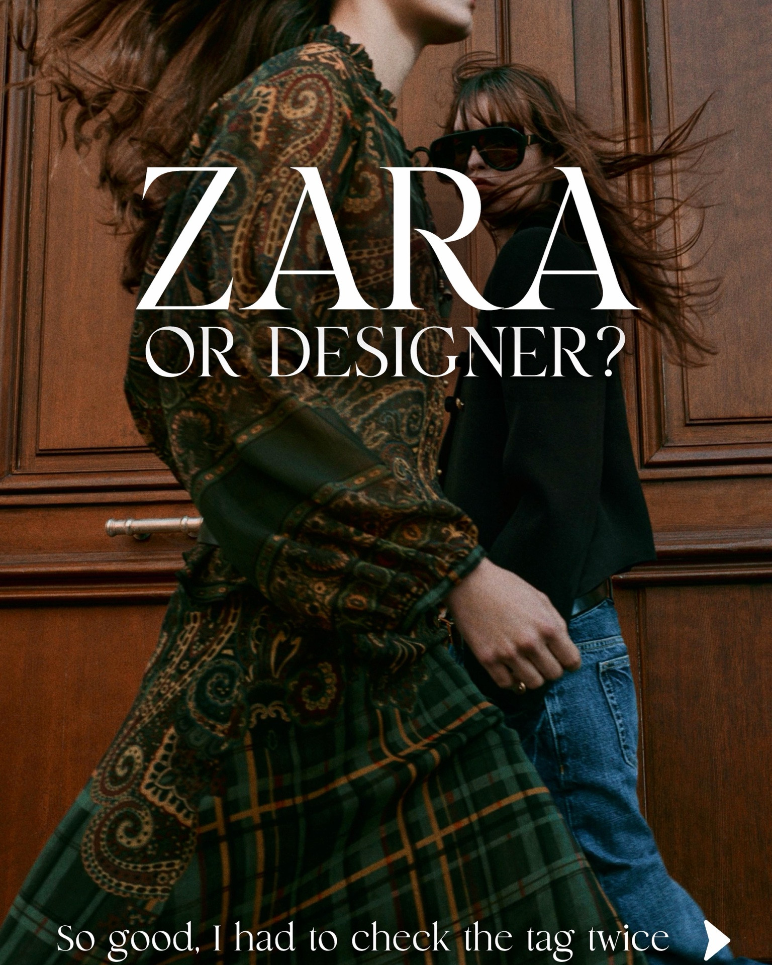I can’t even believe how good Zara is this fall!! These look designer!
