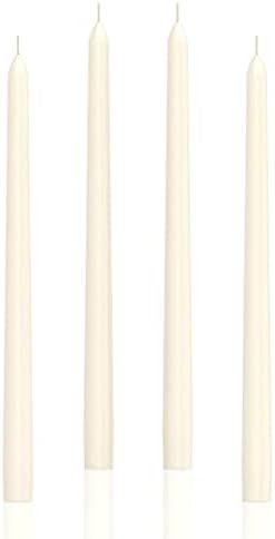 CANDWAX 10 inch Taper Candle Sticks Long Burning Set of 4 - Dripless Dinner Candles for Table Loo... | Amazon (US)