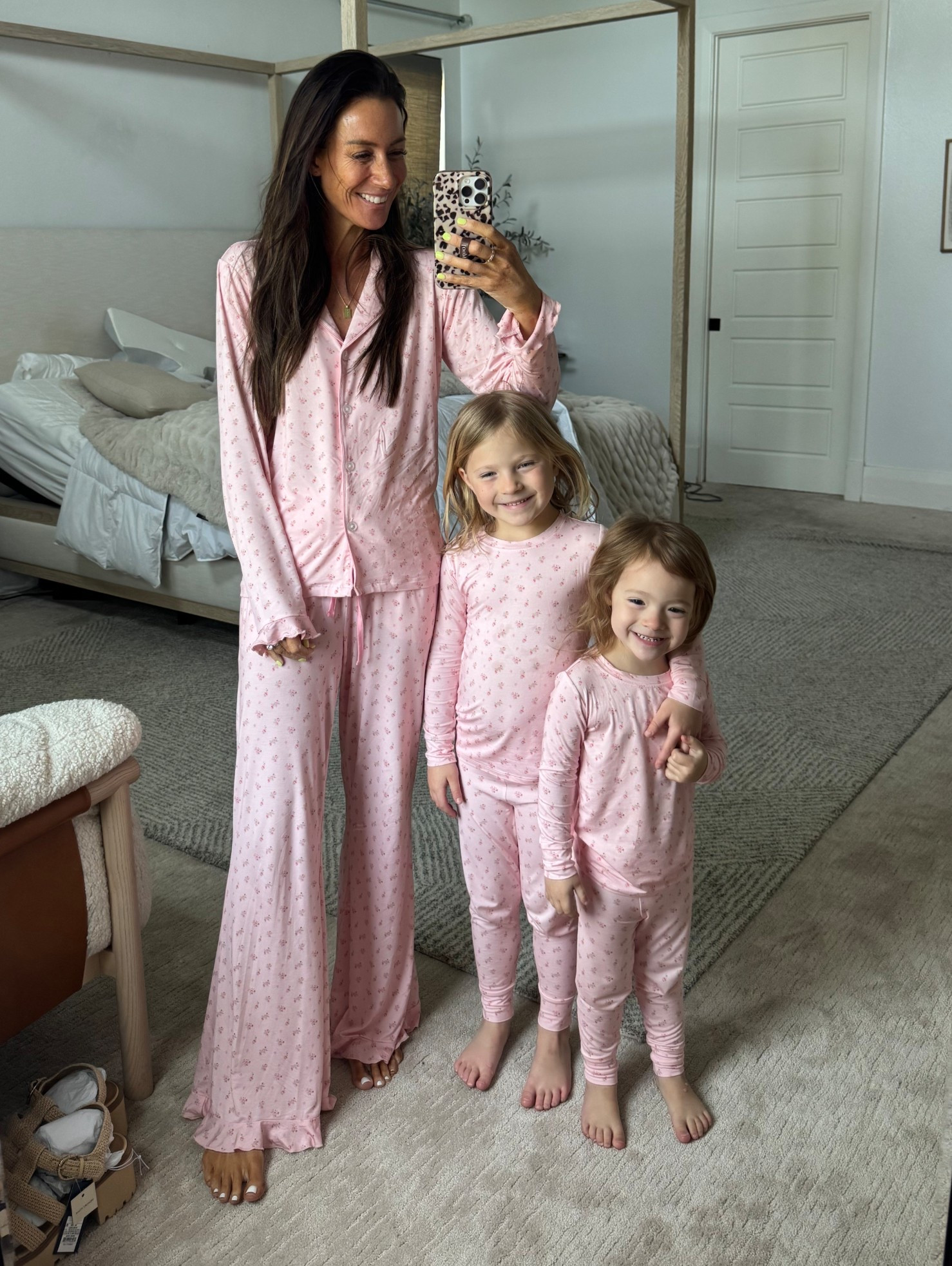 LIT15 to save for the next 24 hrs! These pjs are buttery soft bamboo, matching family pjs. I love the cut and ruffles! Sailie wears an adult XS and I’m in small. Fit tts! 

#LTKBaby #LTKmomlife #LTKKids