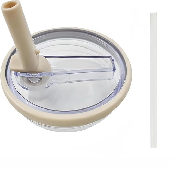 40 oz Tumbler Flip Straw Lid for Stanley Cup,Spill Proof Splash Resistant Tumbler Lids,Reusable T... | Amazon (US)