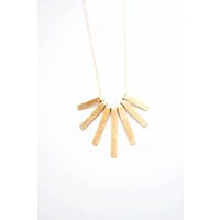 Hammered Tribal Fringe Necklace  Brass Necklace  14k Gold Fill Necklace  Sterling Silver Necklace  Tribal Necklace  Long Necklace | Etsy (US)