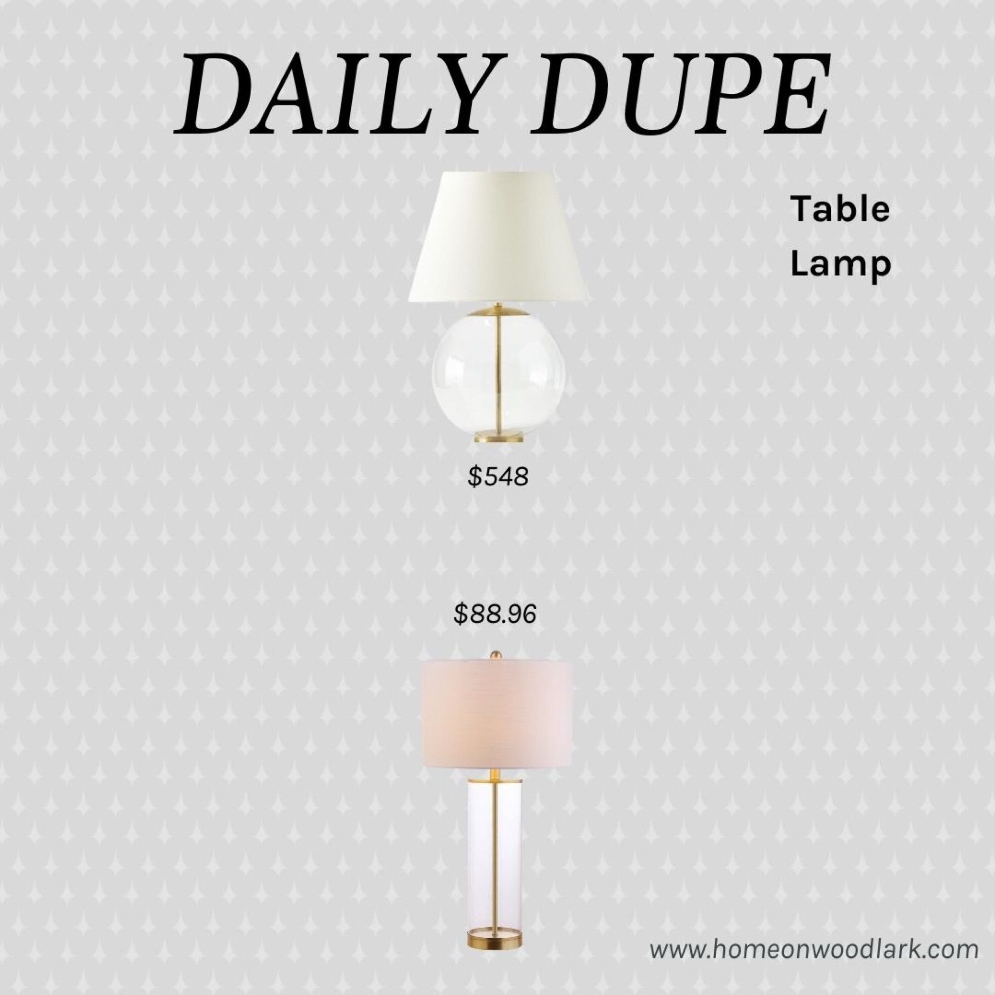 Daily Dupe: Gold and clear glass table lamp.  

Great lamp for coastal and traditional styles.  Living room decor.  Table lamp.  Serena and Lily lamp.  Amazon lamp.  

#LTKfamily #LTKhome #LTKfindsunder100
