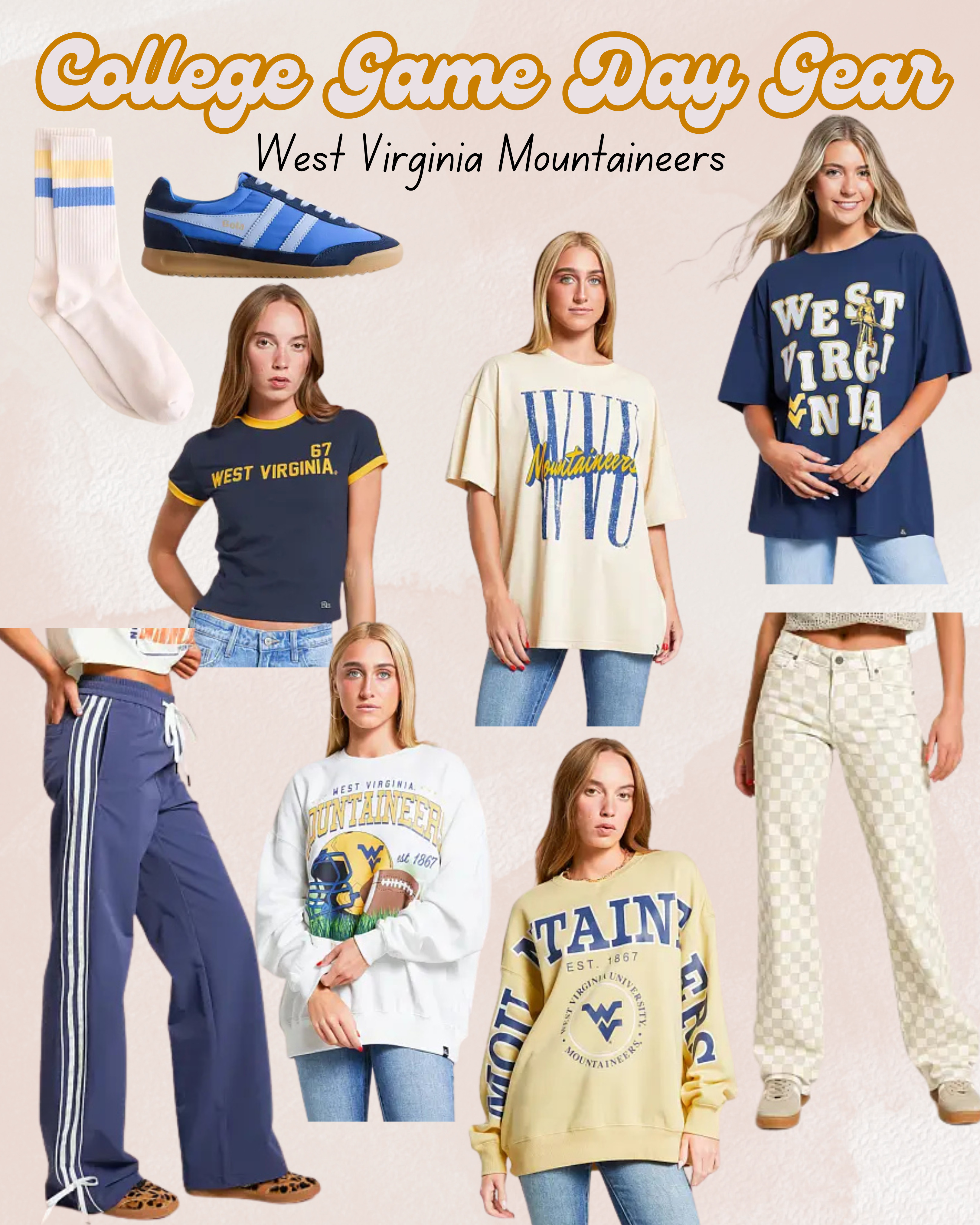 Buckle has the cutest game day gear.  Perfect for Fall.  Wear to football, basketball, baseball, or any games or events for the matter.  Here is the options for West Virginia Mountaineers UVM gear! 

 

#LTKSeasonal #LTKActive #LTKStyleTip