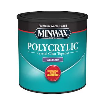 Minwax Polycrylic Clear Satin Water-based Polyurethane (Half-pint)Item #290327 |Model #233334444 | Lowe's