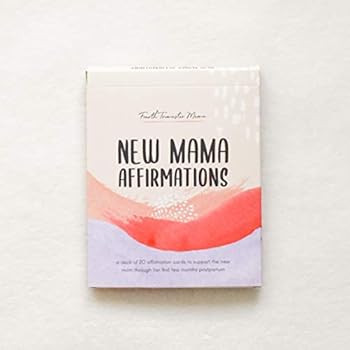New Mama Affirmations - A Warm and Vibrant Deck of 20 Uplifting Postpartum Affirmation Cards to Supp | Amazon (US)
