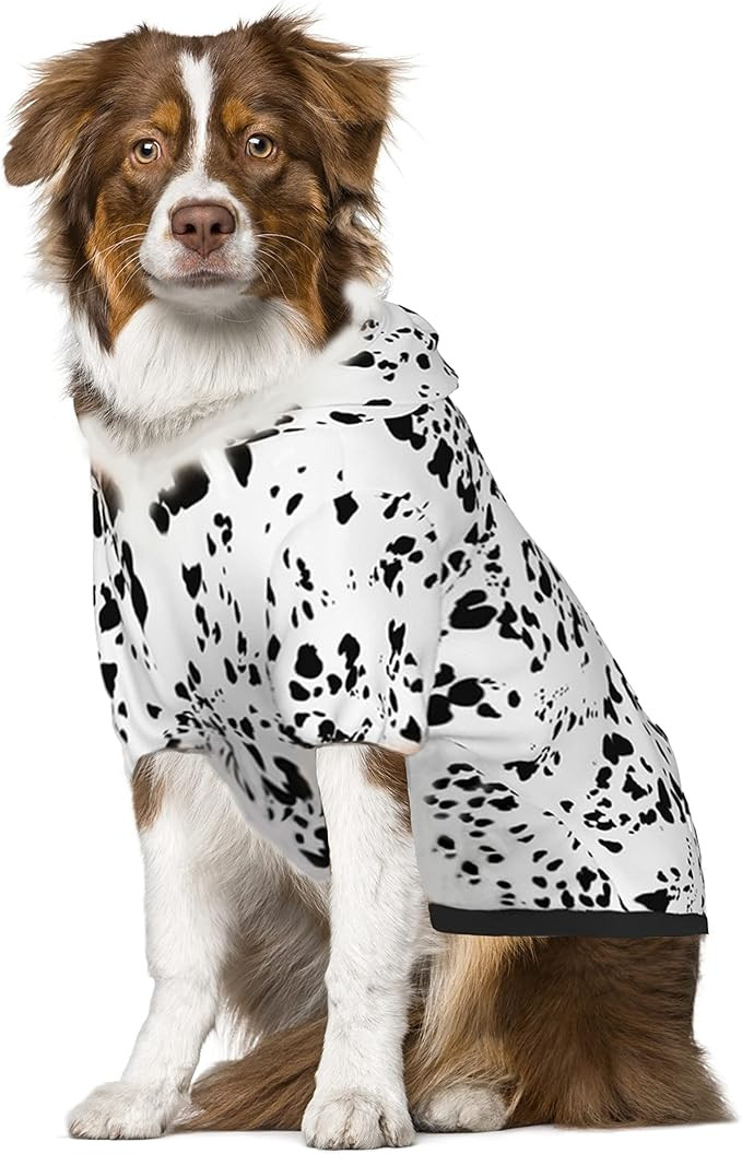 Dalmatian Dog Hoodie for Small Medium Large Dogs Puppy Sweatshirts Pet Halloween Custume Clothes ... | Amazon (US)