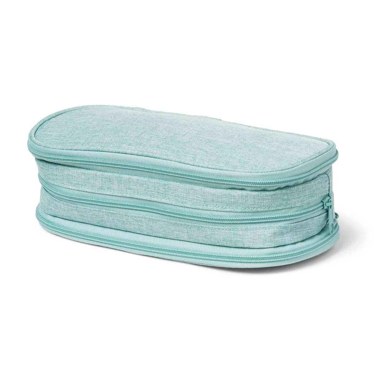 Large Multicompartment Pencil Pouch Teal - up&up™ | Target