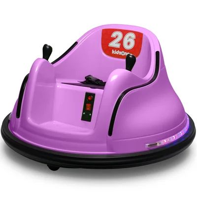 Kids Racer Toy Electric Ride on Bumper Car Kidzone Color: Purple | Wayfair North America
