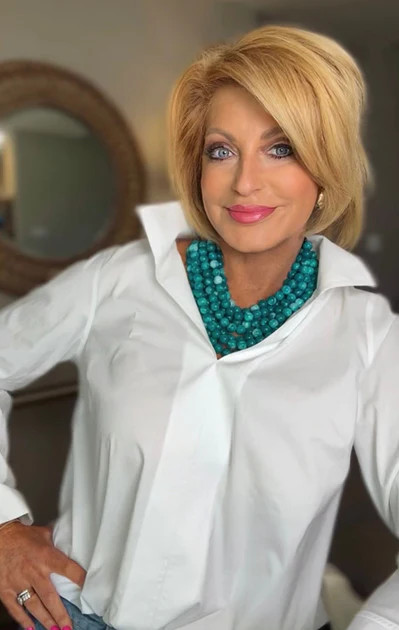 Carla African Turquoise Smooth Bead Statement Necklace | The Willow Tree