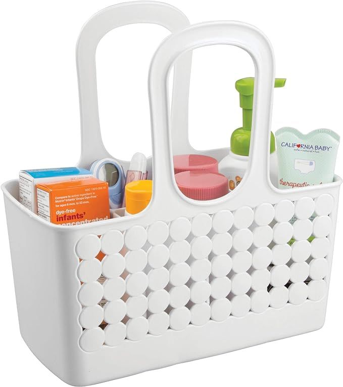 iDesign Orbz Plastic Bathroom Shower Tote, Small Divided College Dorm Caddy for Shampoo, Conditio... | Amazon (US)