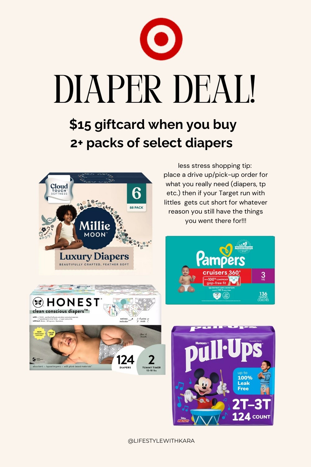 Dialed deal at Target is so good! Get $15 back when you buy 2 xl packs of select diapers  🎯 

#LTKBaby #LTKKids #LTKBump