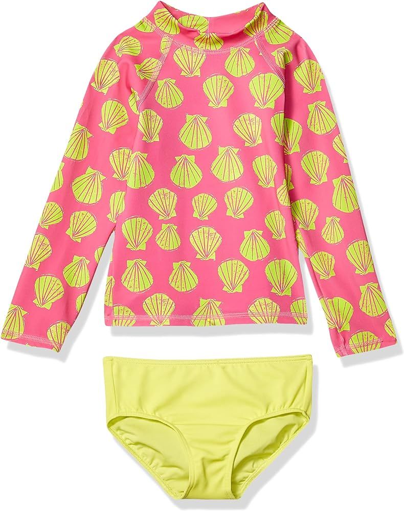 Spotted Zebra Girls and Toddlers' Tankini Rashguard Swimsuit Sets | Amazon (US)