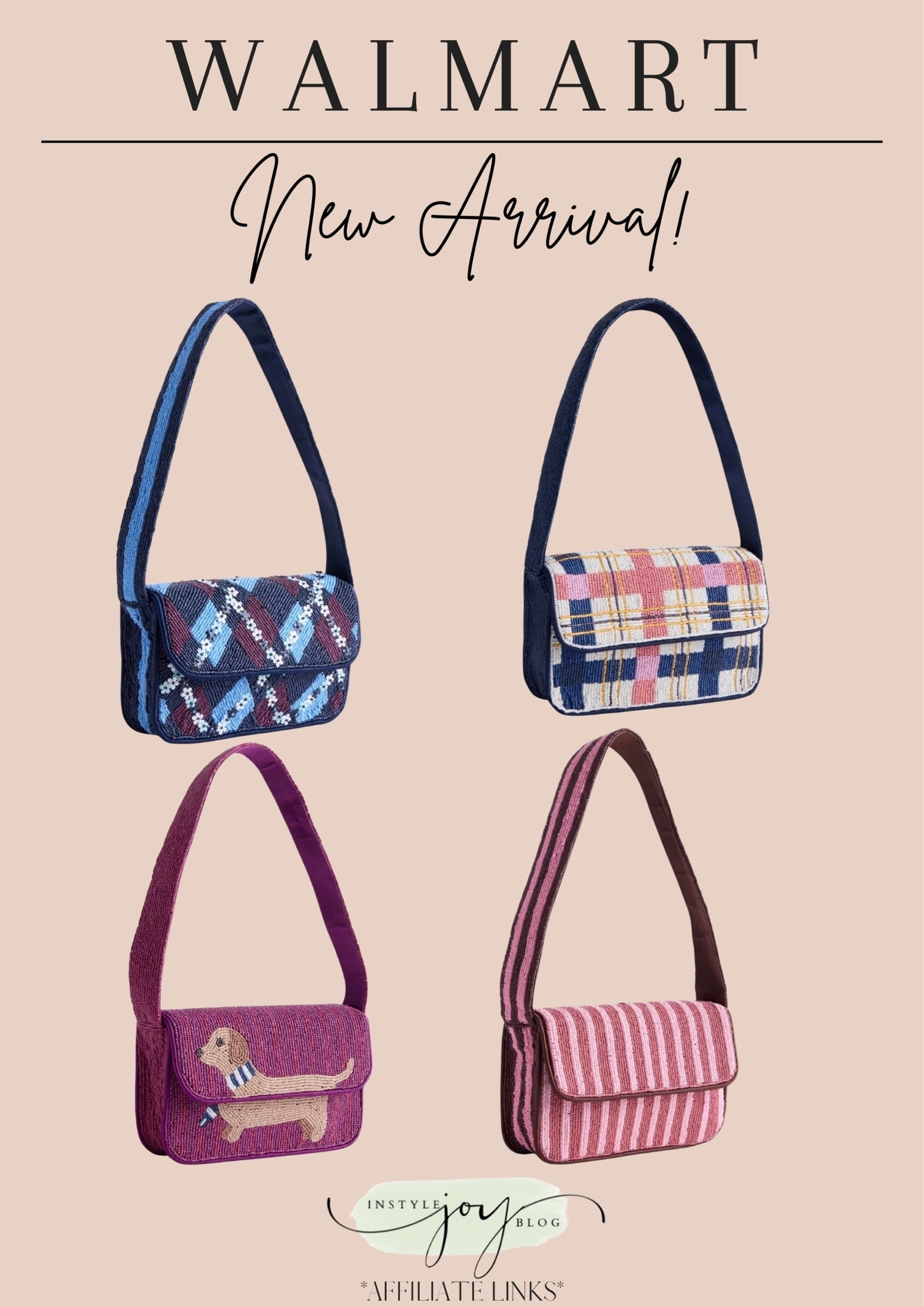 Walmart✨ Free Assembly Women's Beaded Striped Flap Shoulder Bag

#LTKTravel #LTKSeasonal #LTKWorkwear