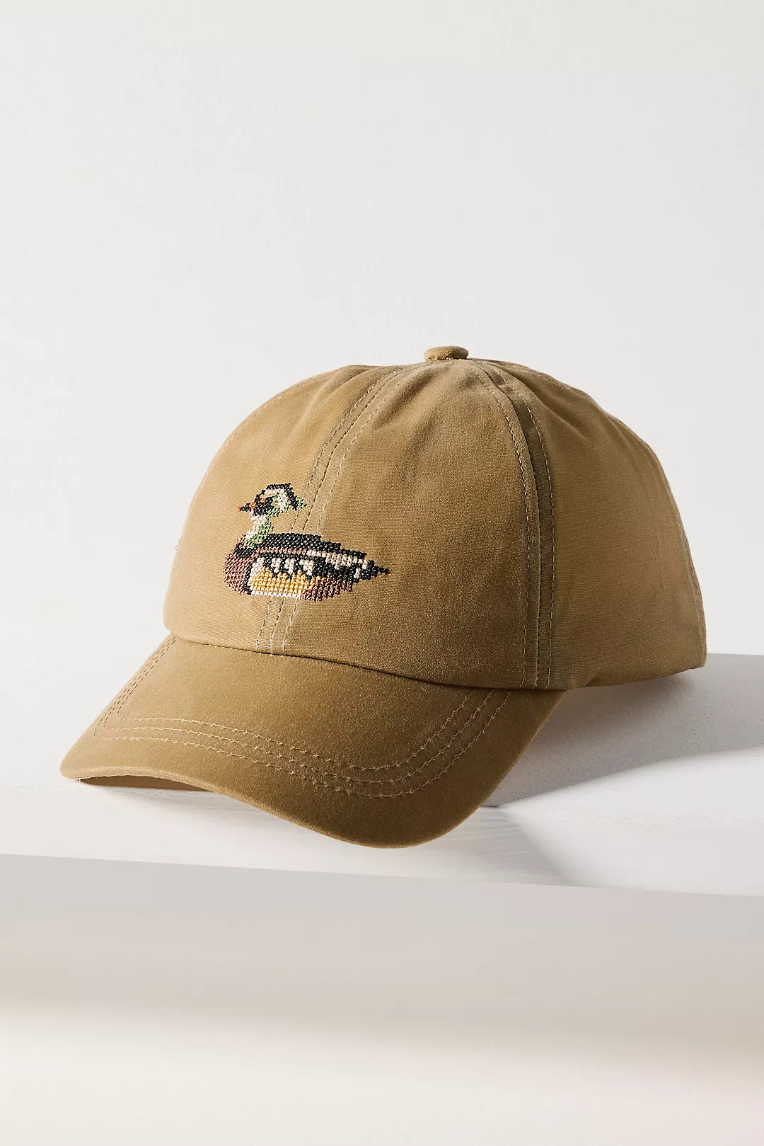 Needlepoint Icon Waxed Canvas Baseball Cap | Anthropologie (US)