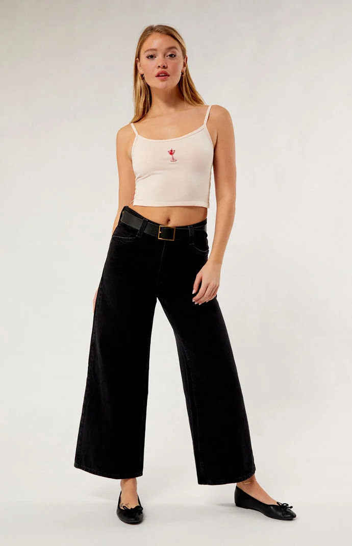Levi's Women's Black '94 Baggy Wide Leg Jeans - Size 25W X 31L | PacSun