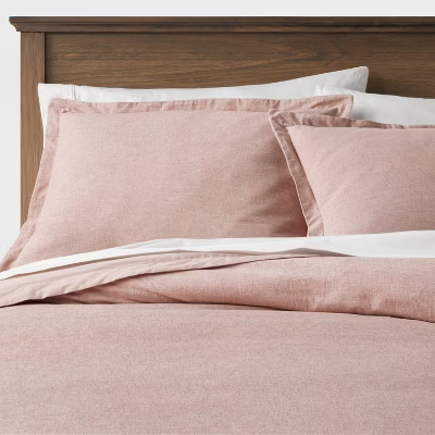 Cotton Linen Chambray Duvet Cover & Sham Set - Threshold™ | Target