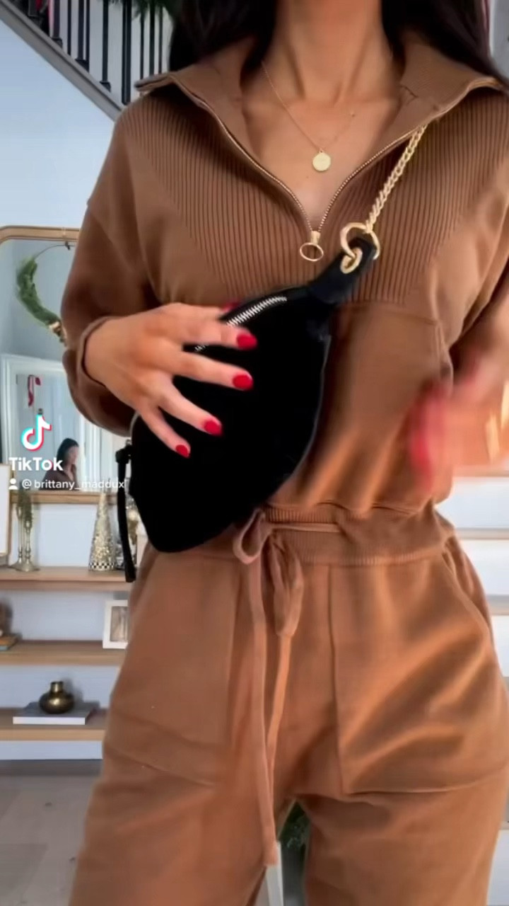 Jumpsuit outfit, holiday style, casual chic style, winter outfits 2022, winter style 2022, jumpsuit style, bum bag, black belt bag, vici dolls collections, vici dolls tryon

#LTKstyletip #LTKHoliday #LTKSeasonal