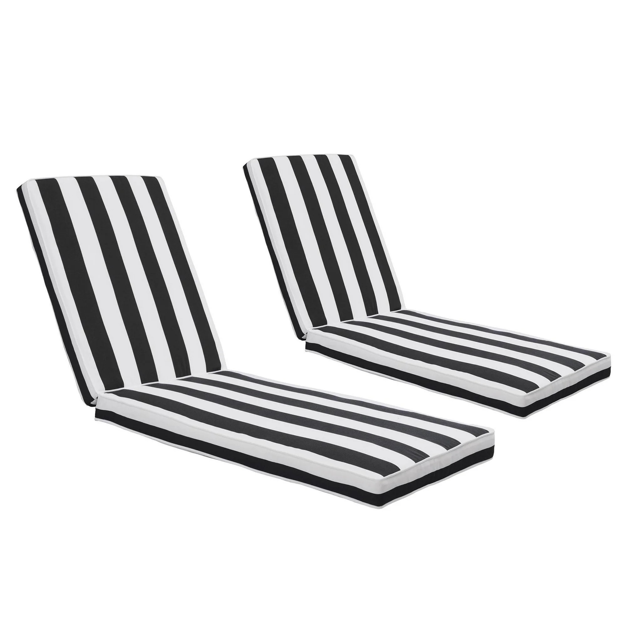 Only choice 2 Pieces Set Outdoor Lounge Chair Cushions Patio Chaise Lounge Replacement Cushions F... | Walmart (US)