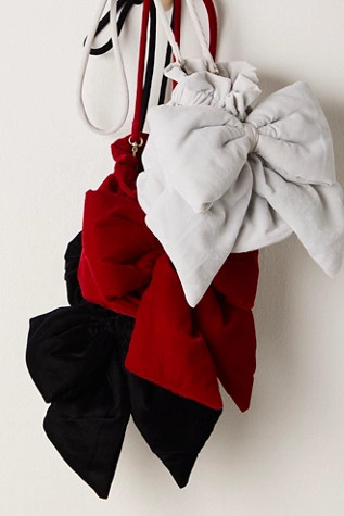 Belle Velvet Bow Bag | Free People (Global - UK&FR Excluded)