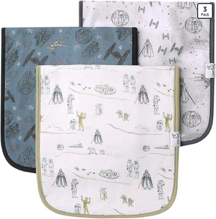 Copper Pearl Baby Burp Cloth Large 21''x10'' Size Premium Absorbent Triple Layer 3-Pack Gift Set ... | Amazon (US)