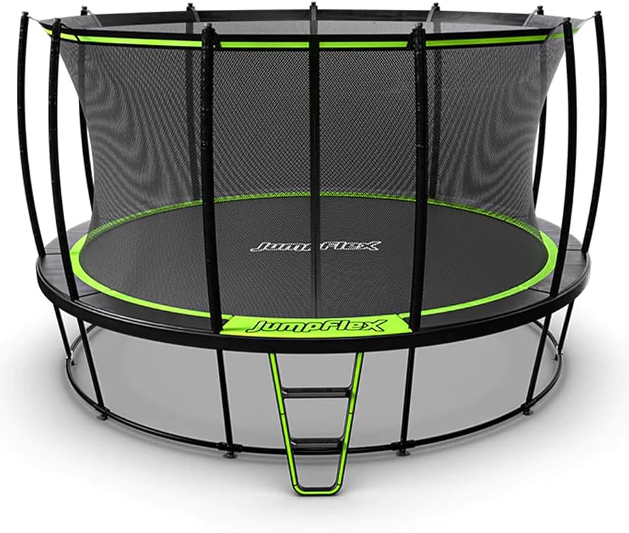 JumpFlex Trampoline Hero 12FT 14FT 15FT Round Outdoor Backyard Trampoline ASTM Approved with Net ... | Amazon (US)