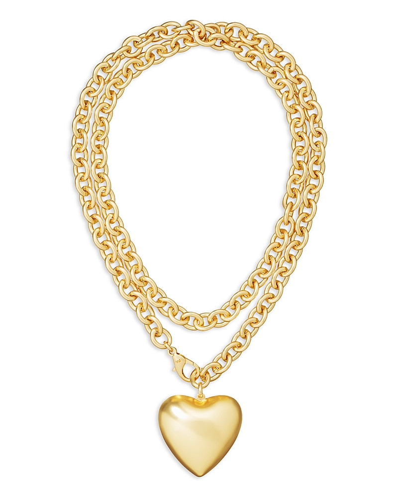 Roxanne Assoulin Puffy Heart Pendant Necklace, 34 | Bloomingdale's (US)