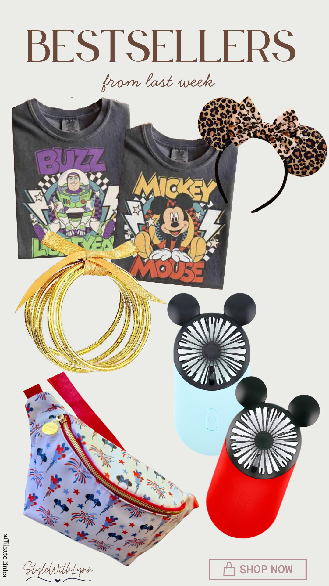 ✨ Last week’s bestsellers are giving major Disney park day energy! ✨

From vintage-inspired Disney tees (over 60 designs!) and leopard ears to the must-have Mickey fan, stackable bracelets, and the cutest park belt bag, these are the items everyone has been loving lately. 🏰❤️

If you're planning a Disney World trip, updating your park outfit, or looking for practical Disney accessories, these fan favorites are worth adding to your list!



#DisneyStyle #DisneyWorldOutfits #DisneyFashion #DisneyAccessories #DisneyParkOutfits #MickeyMouseStyle #DisneyFanFavorites #DisneyMustHaves #DisneyWorldEssentials #AmazonFinds #AmazonFashion #DisneyInfluencer #DisneyBound #DisneyTripPlanning #StyleWithLynn #ShopMyLTK #DisneyAesthetic #DisneyParksStyle #ParkDayEssentials #DisneyOOTD 

 #LTKootd #LTKmomlife #LTKTravel
