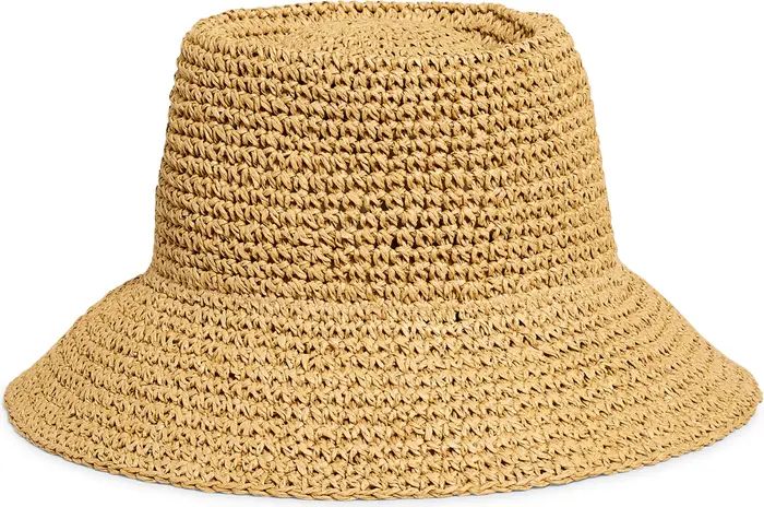 Madewell Lantern Packable Straw Sun Hat | Nordstrom | Nordstrom