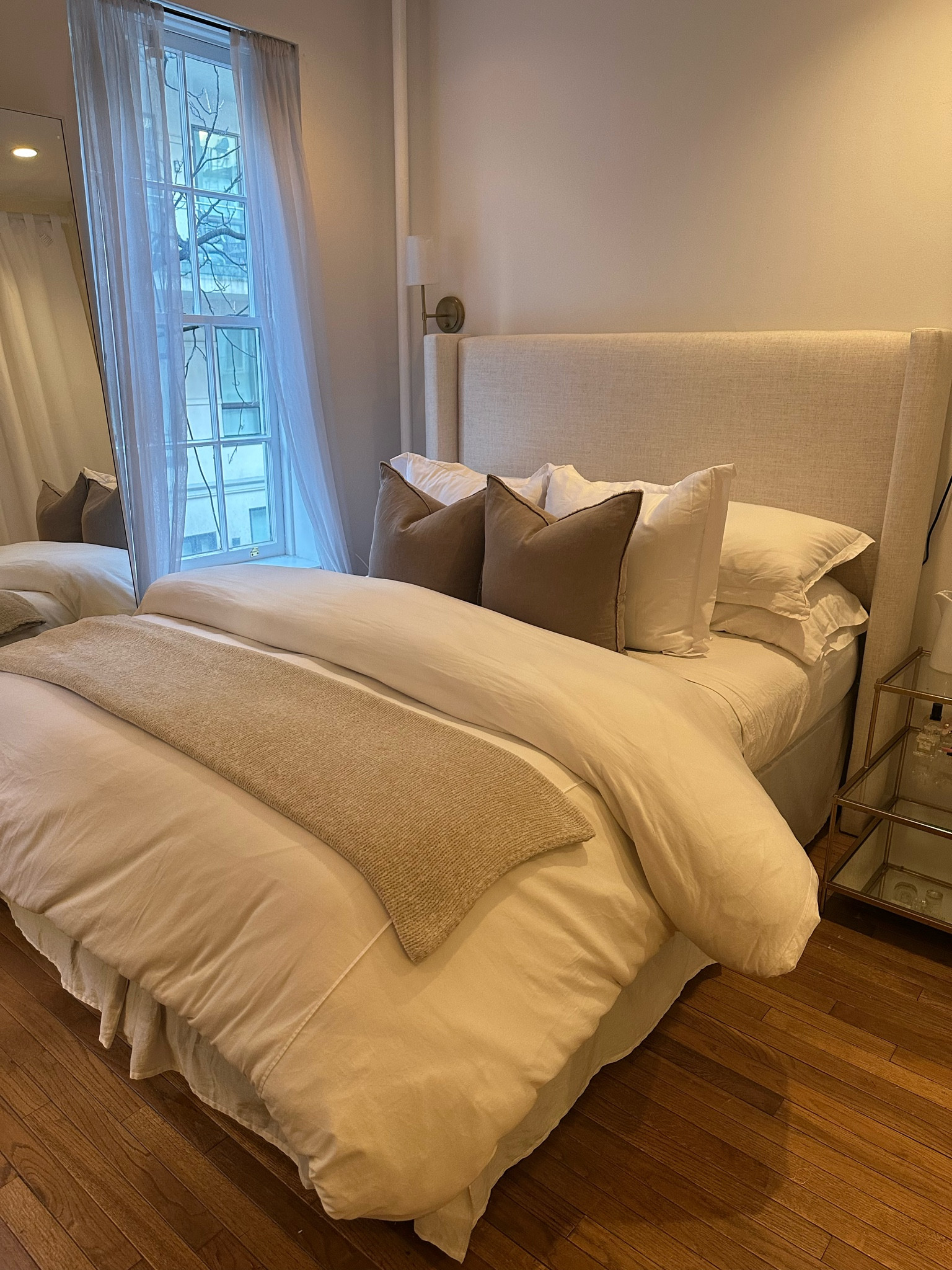 Refreshed my bedding for the new year! 

#LTKHome