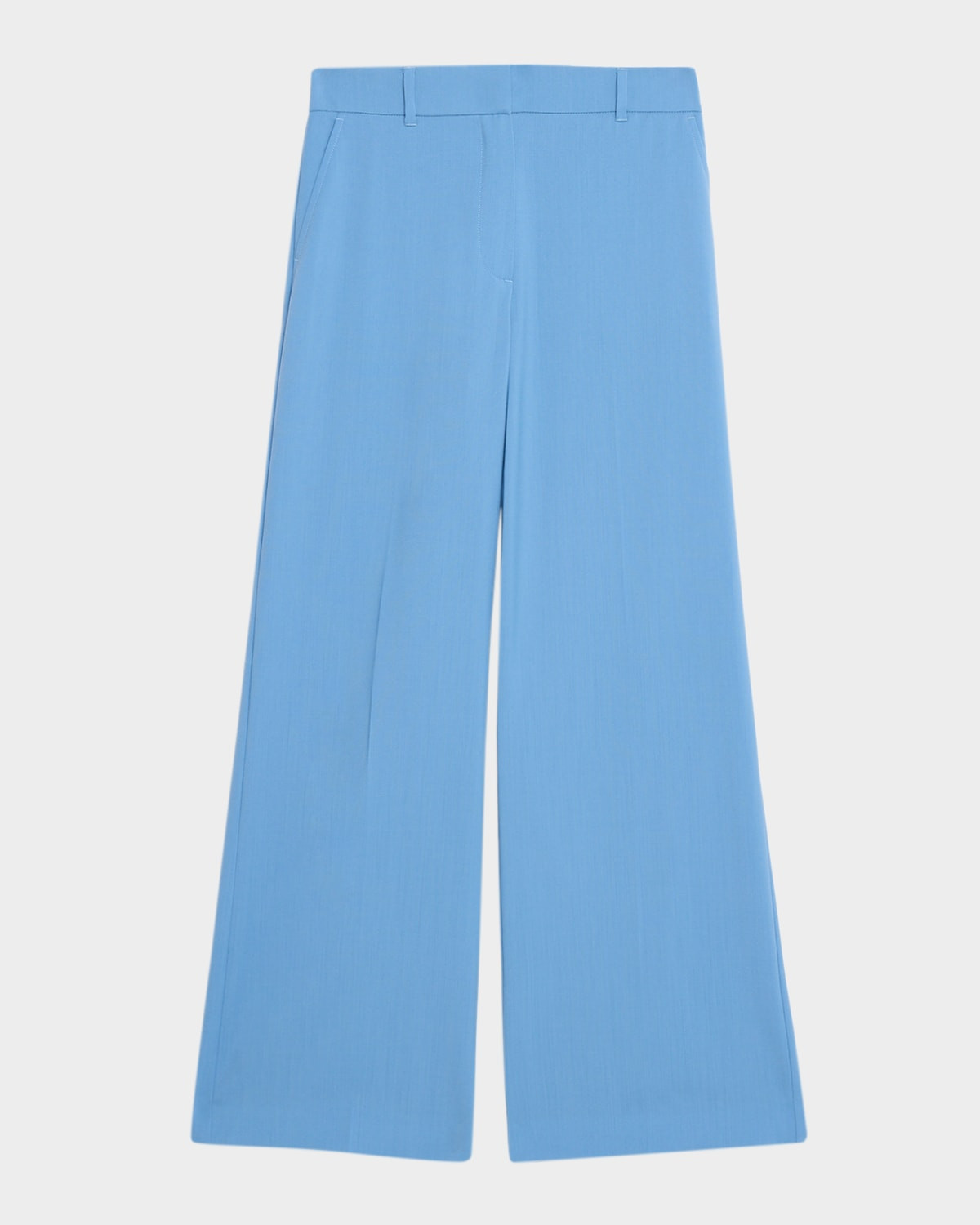 Relaxed Stretch Wool Trousers | Neiman Marcus