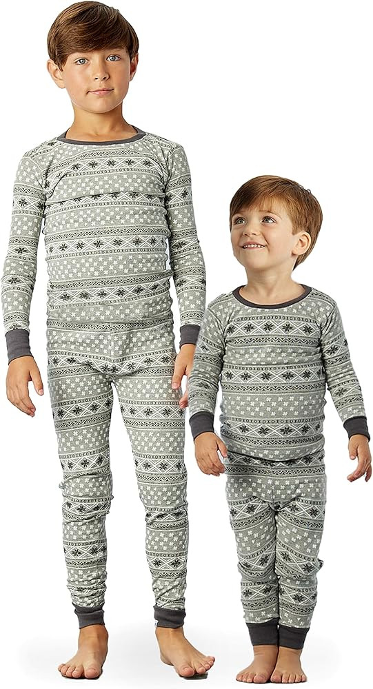 HonestBaby Organic Cotton Holiday Family Jammies Pajamas | Amazon (US)