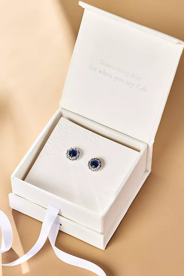 Sapphire Post Earrings | Anthropologie (US)