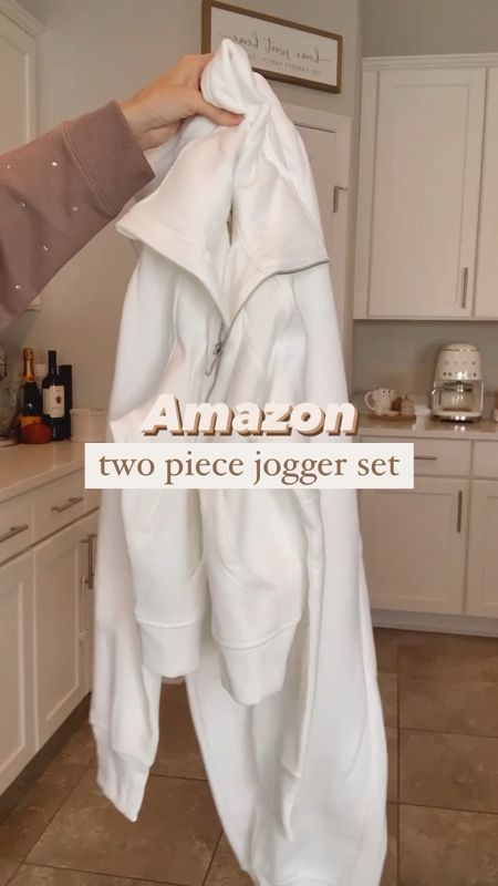 Amazon Two Piece Jogger Set in Winter White 🤍

I’m in a small & it runs TTS for me!

#LTKmidsize #LTKfindsunder50 #LTKSeasonal