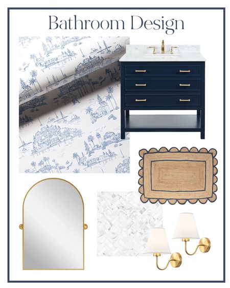 Working on picking out some pieces for my house! What do you think of this bathroom? 💙

#LTKunder100 #LTKSale #LTKhome