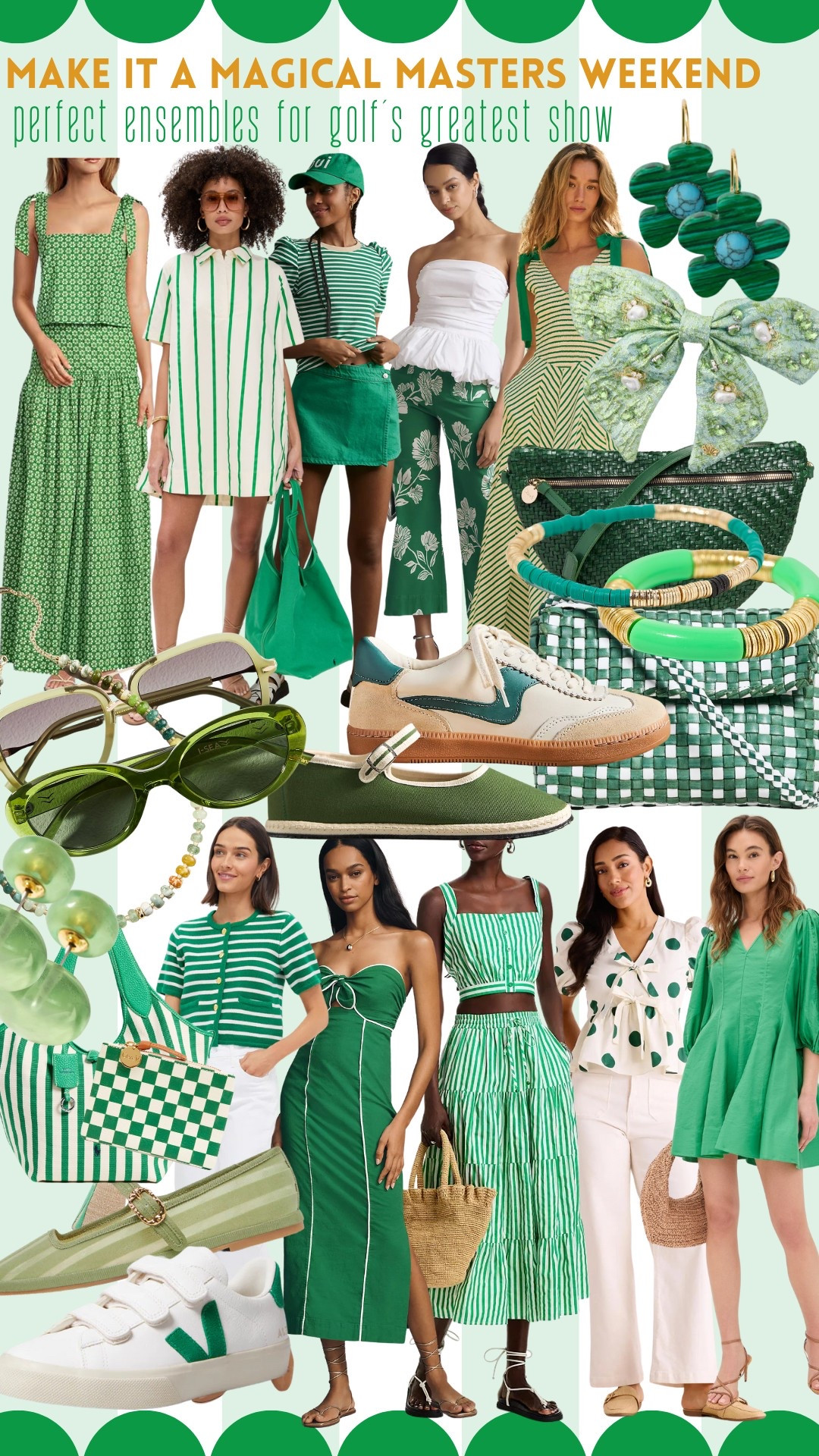 fairway feminine Masters weekend style | the perfect ensembles for golf’s greatest show … 

#LTKItBag #LTKShoeCrush #LTKStyleTip