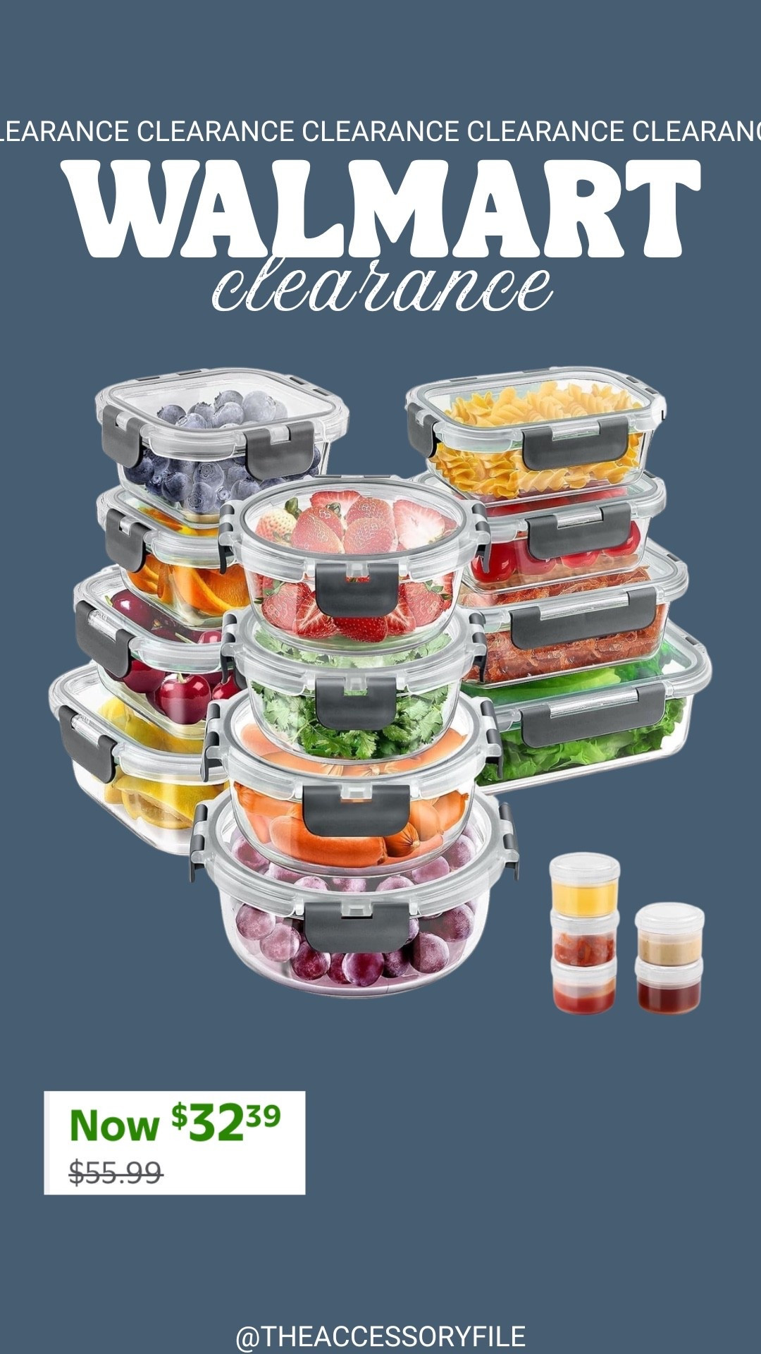 FLASH DEAL! 34 piece glass containers - multiple colors to choose from! 

Walmart finds, Walmart deals, for the home, travel

#LTKSaleAlert #LTKHome