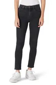 PAIGE Black Sarah Slim Jeans | Rent the Runway