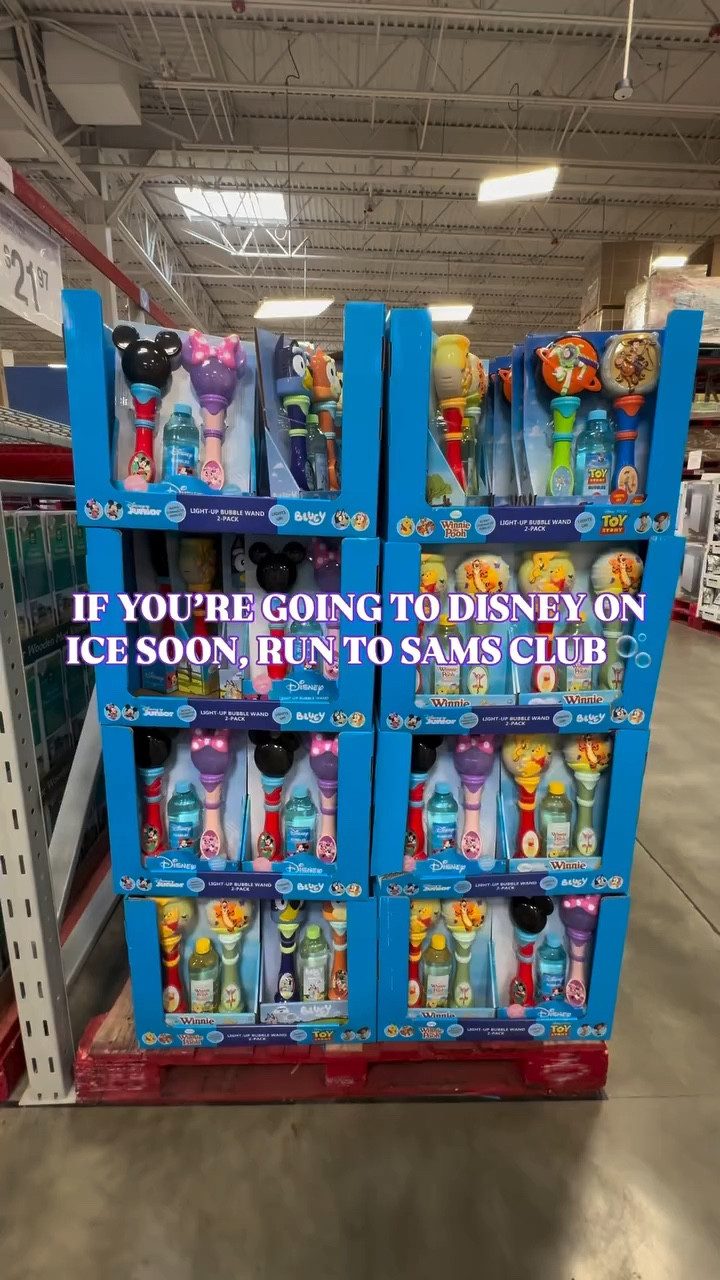 DISNEY HACK ‼️🐭✨

If you’re going to the parks or even Disney on ice soon, run to @samsclub and snag this amazing deal on TWO bubble wands for under $22!!! Just one of these alone costs more than this in the parks 😮‍💨🤭

We’re going to @disneyonice for the first time next month and I know the girls are going to have a BLAST! 

If you’re local to Jax, are you going??

Disney on ice, Disney family, Disney mom, Disney hack, Sam’s Club finds, Sam’s Club, toddler moms, mom Jack, Walt Disney world, Disney tips, bluey, Toy Story 5, Jacksonville mom, Disney family, budget friendly, toddler finds

#samsclubfinds #disneytips #disneyonice2026 #disneyhacks #jacksonvillemom
