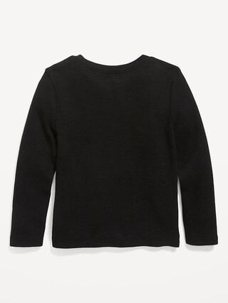 Unisex Solid Long-Sleeve Thermal-Knit T-Shirt for Toddler | Old Navy (CA)