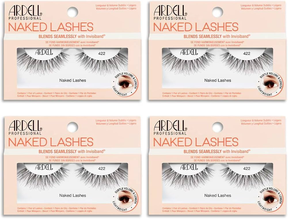 Ardell False Lashes, Naked Lashes 422 with Invisiband, 4 pairs | Amazon (US)