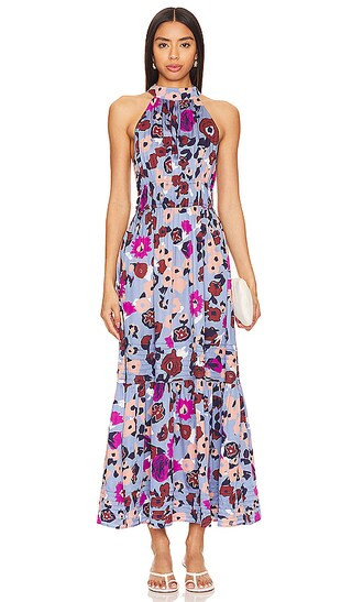 Iman Ankle Dress in Waterlily | Revolve Clothing (Global)